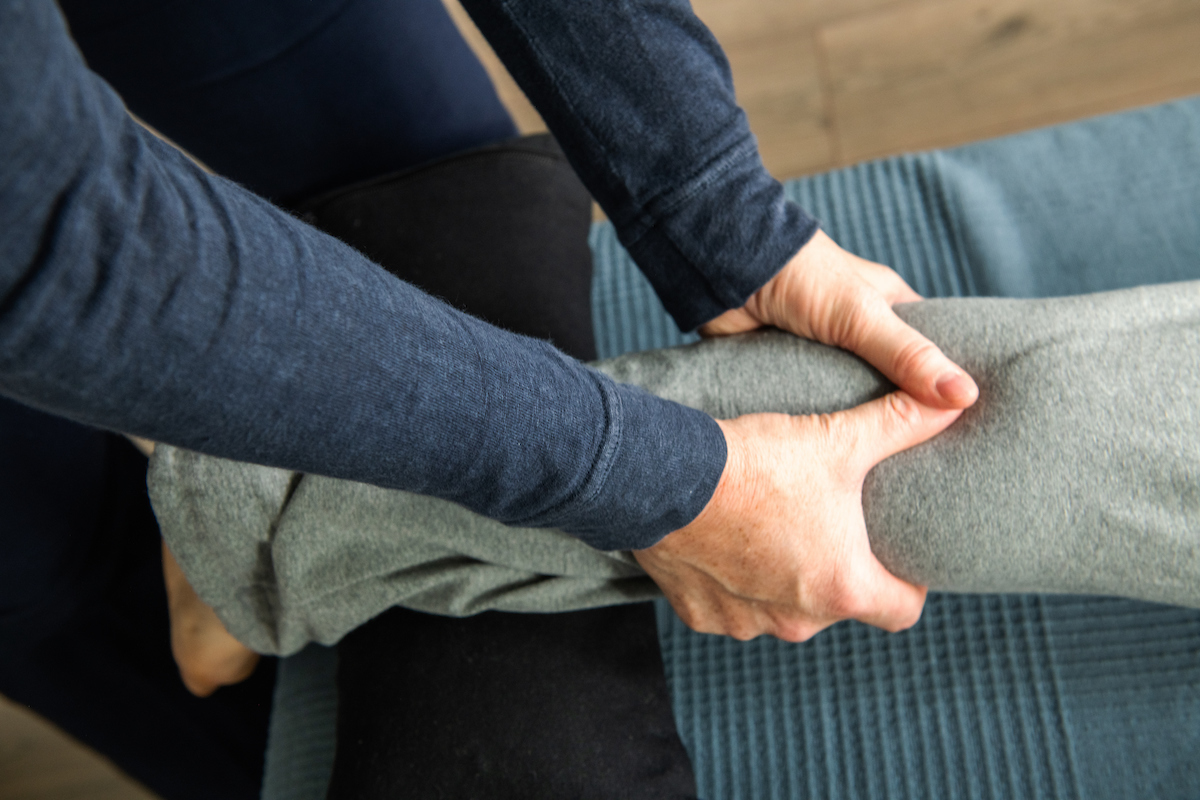Pressions et mobilisations pendant une séance de shiatsu